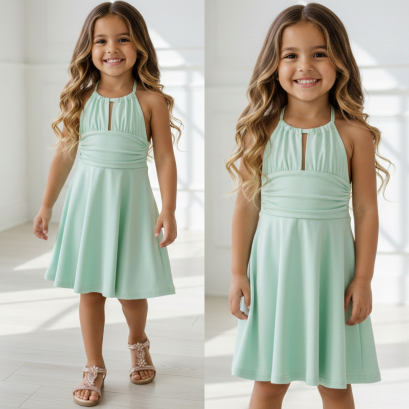 See you in the summer dress - mint
