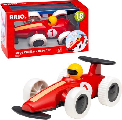 BRIO Stor Opptrekksfunksjon Racerbil 30308