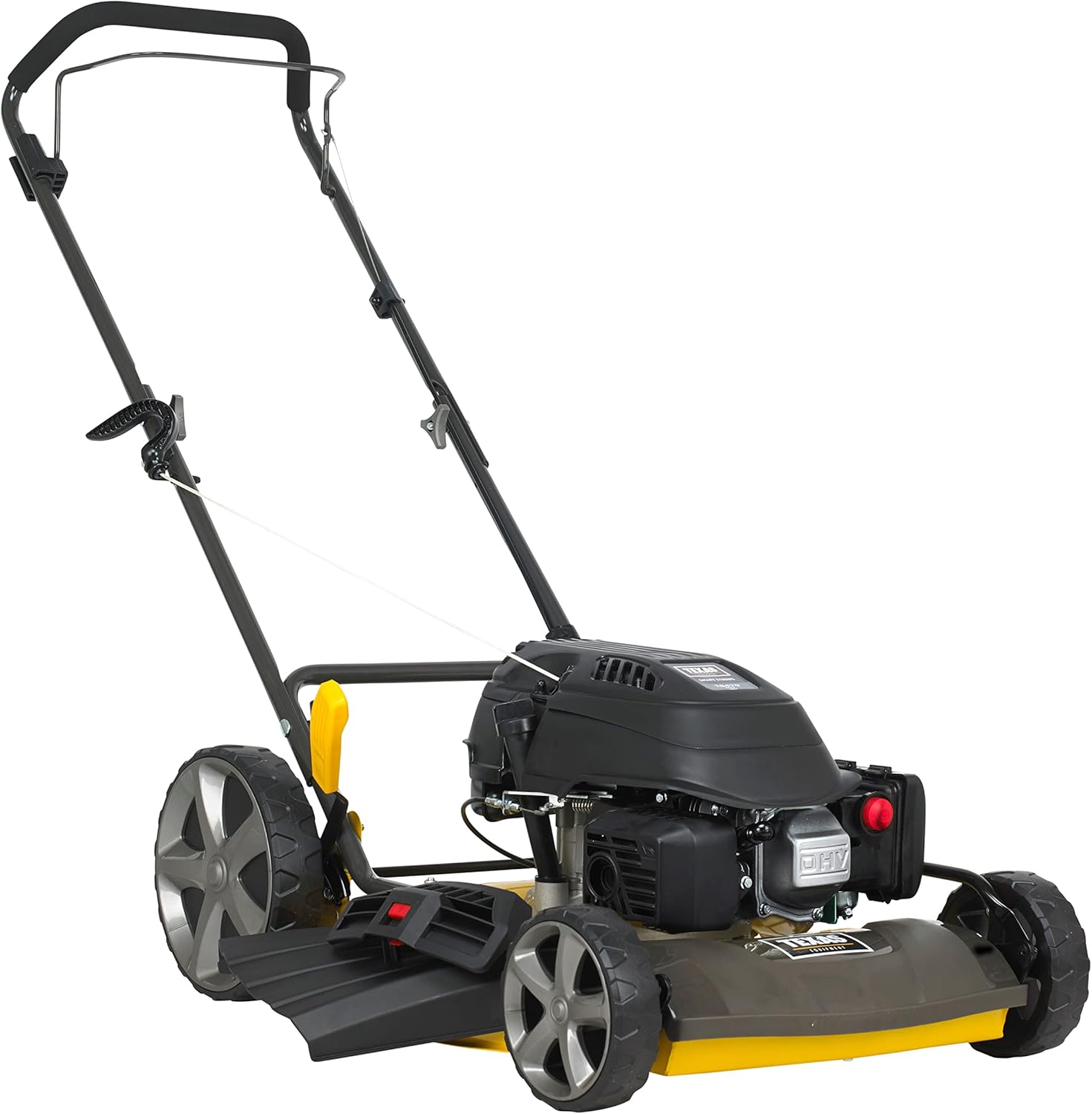 TEXAS Rasenmäher Smart 5105WS (4-Takt Benzinmotor, 51 cm Schnittbreite, 2600 Watt Leistung, Seitenauswurf, Mulchkit)
