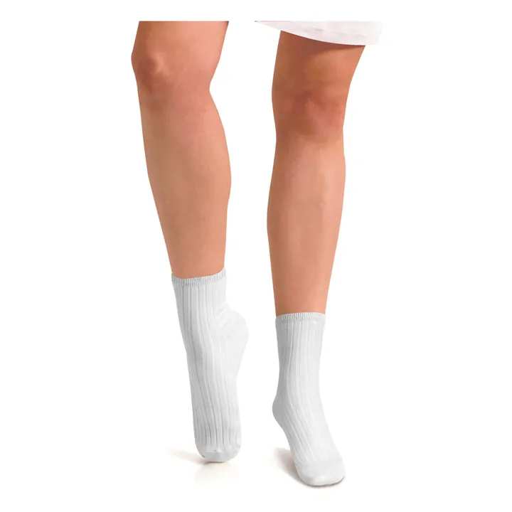 Collégien Chaussettes La Mini | Blanc