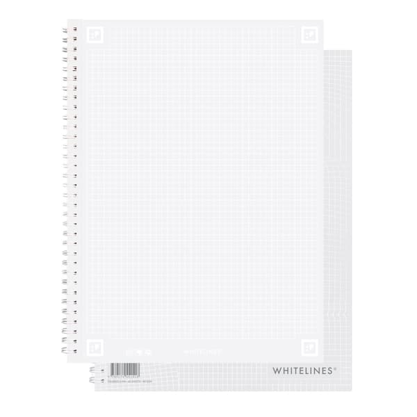 Whitelines Revelations Notatblokk A4 Rutet