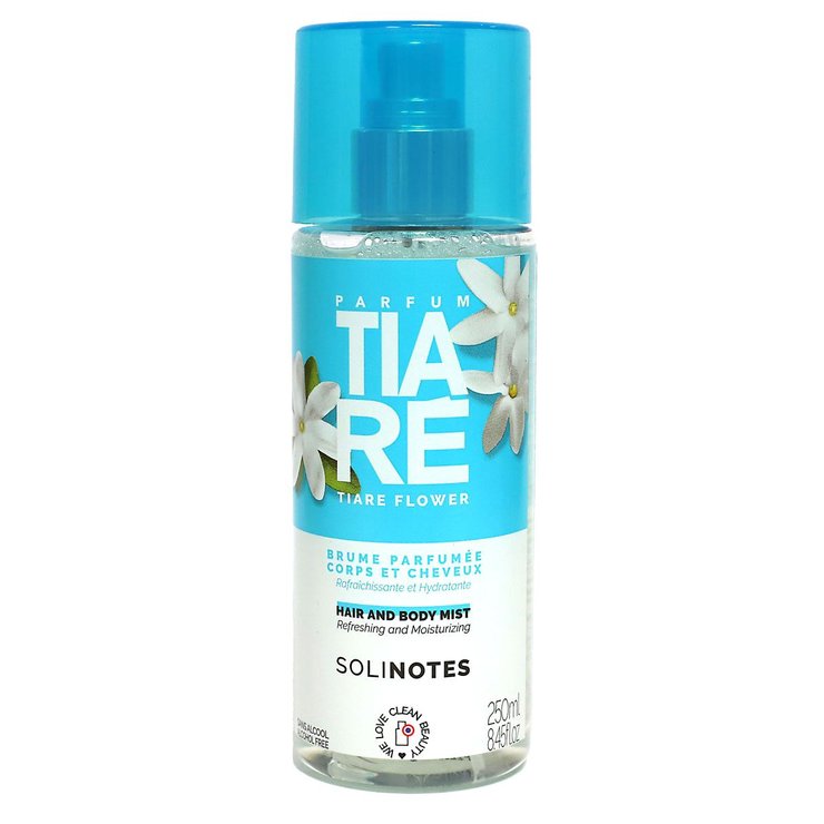 Tiaré brume parfumée corps cheveux 250ml