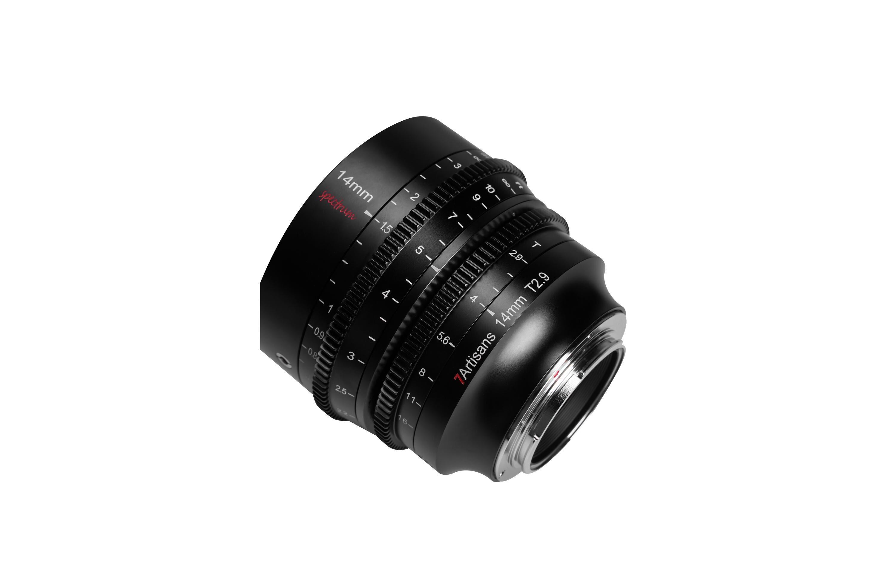 Festbrennweite 14 mm T/2.9 – Sony E-Mount<br>Ultraweitwinkel Cine-Objektiv