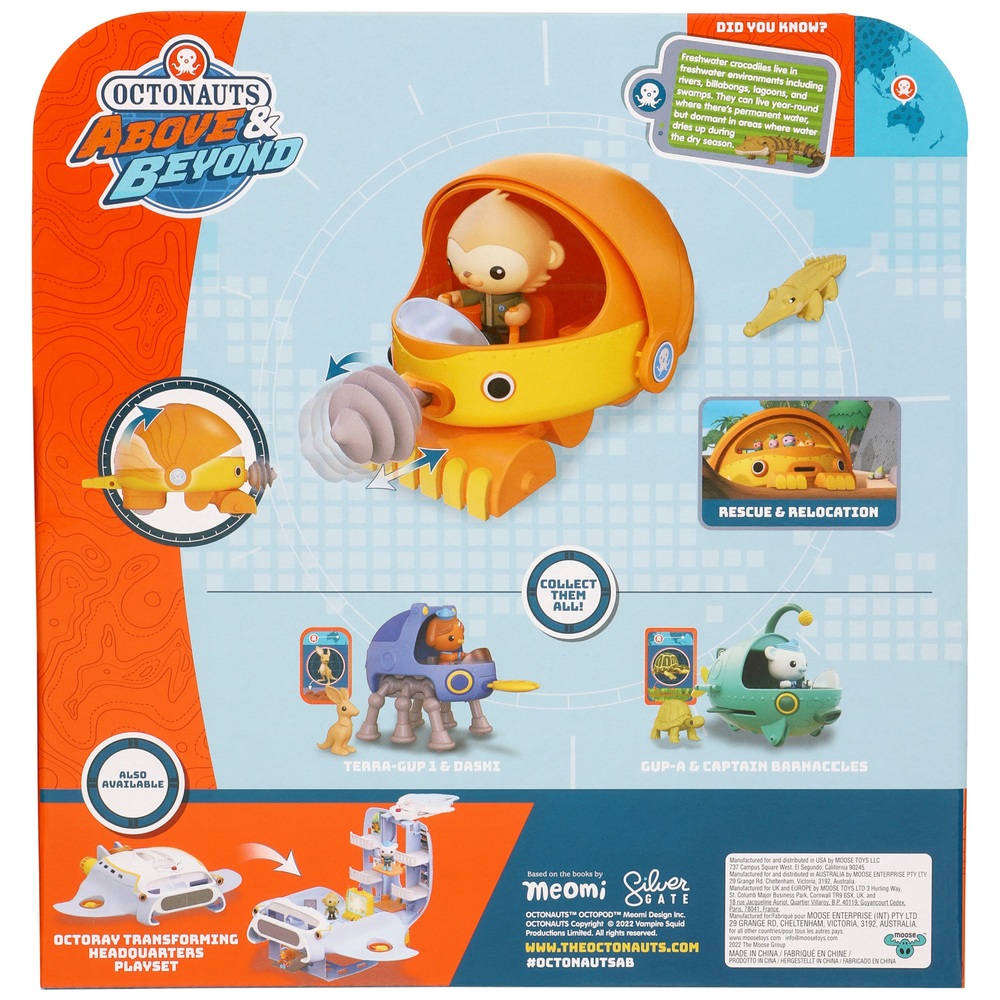 Octonauts Series 2 Figur & Fahrzeug Panni & Terra Gup