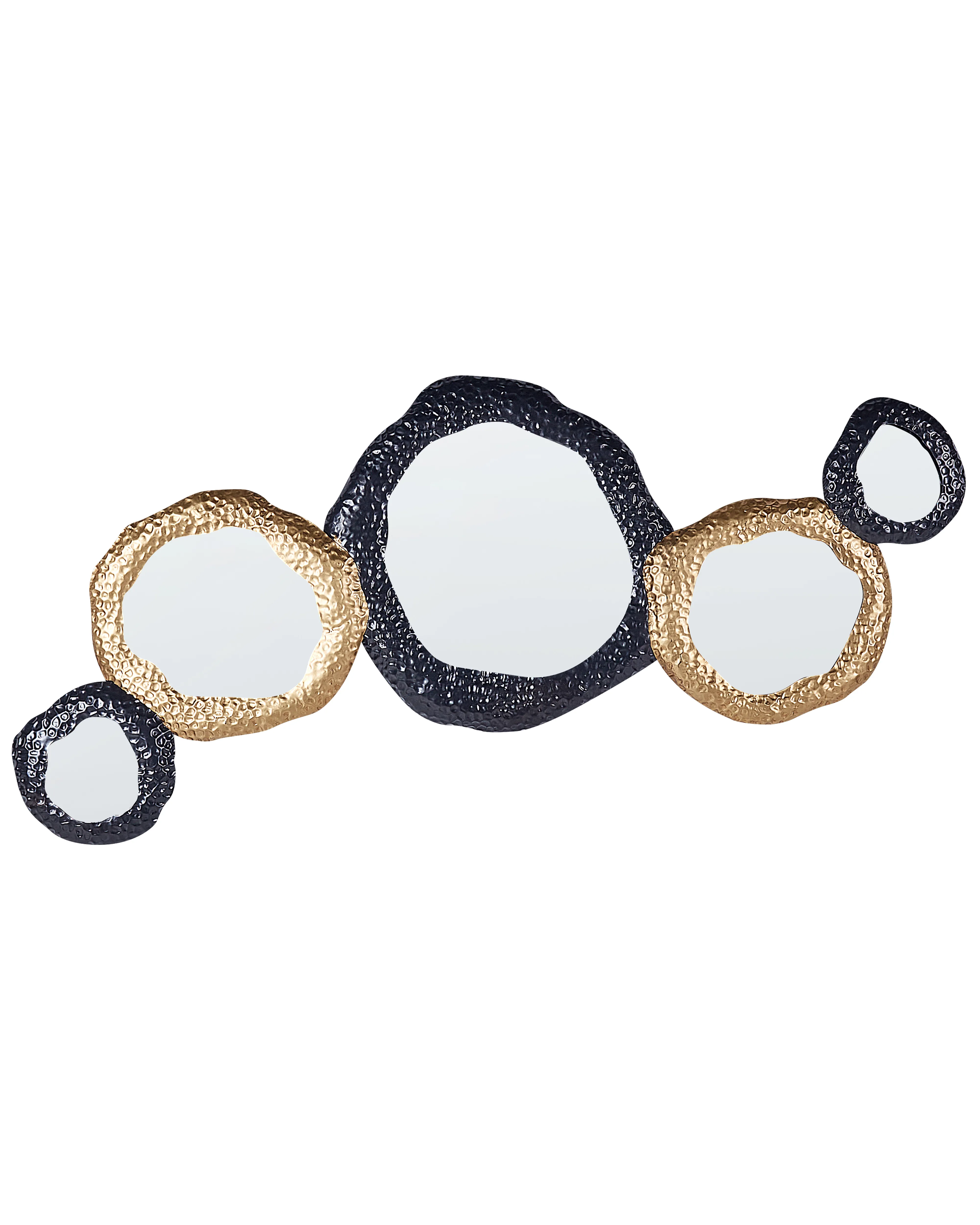 Wandspiegel CHARNY 109 cm 44 cm Metaal Zwart/goud
