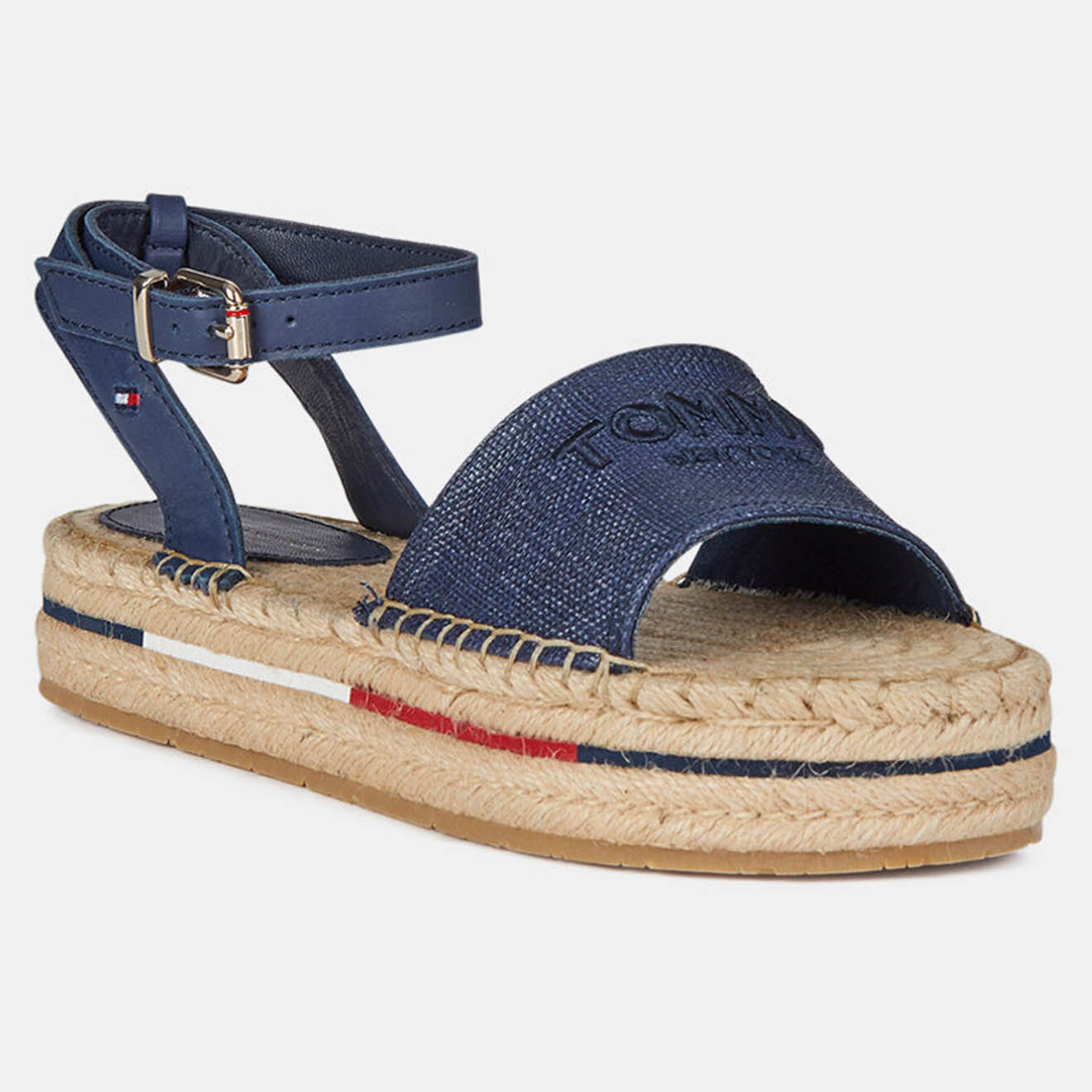 Tommy Hilfiger Espadrilles ouvertes Tropical bleu marine