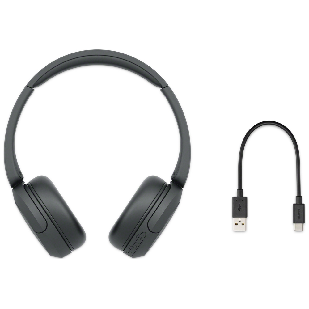 Sony WH-CH520 Kabelloser Bluetooth-On-Ear-Kopfhörer Schwarz