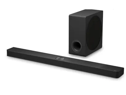 LG S90TY, 5.1.3 kanaler, 570 W, DTS Digital Surround, DTS-HD HR, DTS-HD Master Audio, DTS:X, Dolby Atmos, Dolby Digital, Dolby..., AI Sound Pro, Bass Blast, Bass Blast , Spil, Film, Musik, Sport, Standard, 350 W, 6 ohm (O)