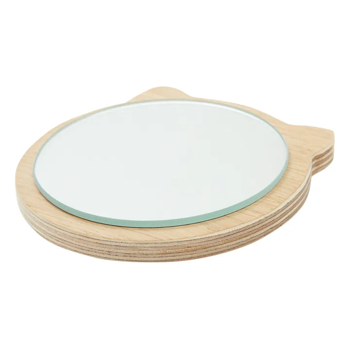 April Eleven Miroir ours en bois