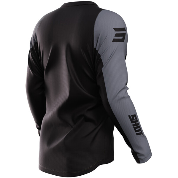 Shot - Maillot Devo Matrix Noir / Gris / Or