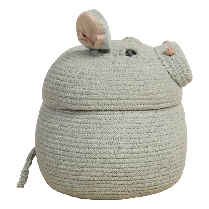 Lorena Canals Panière Henry the hippo | Sauge