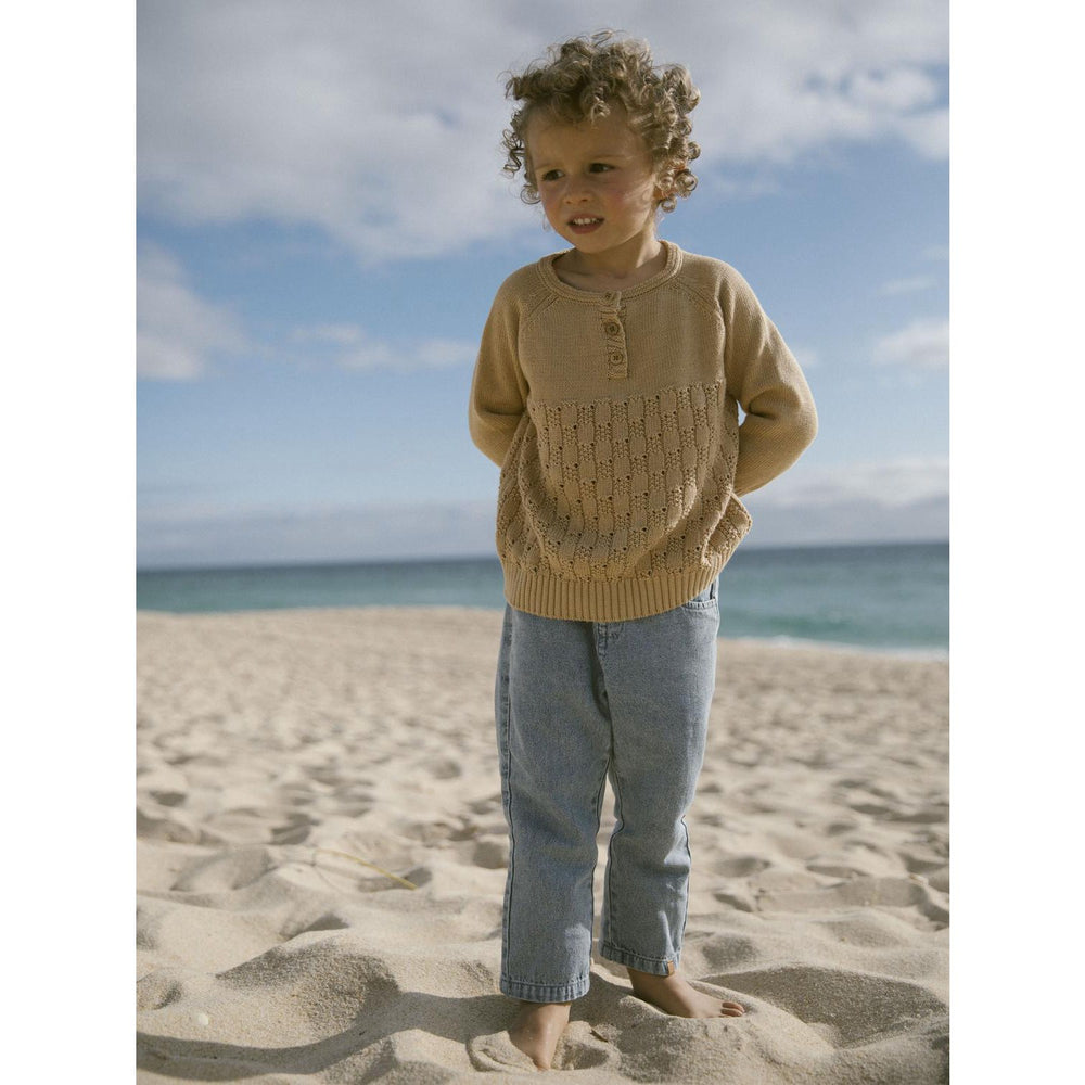 Køb Lil'Atelier Medium Blue Denim Fundo Loose Jeans