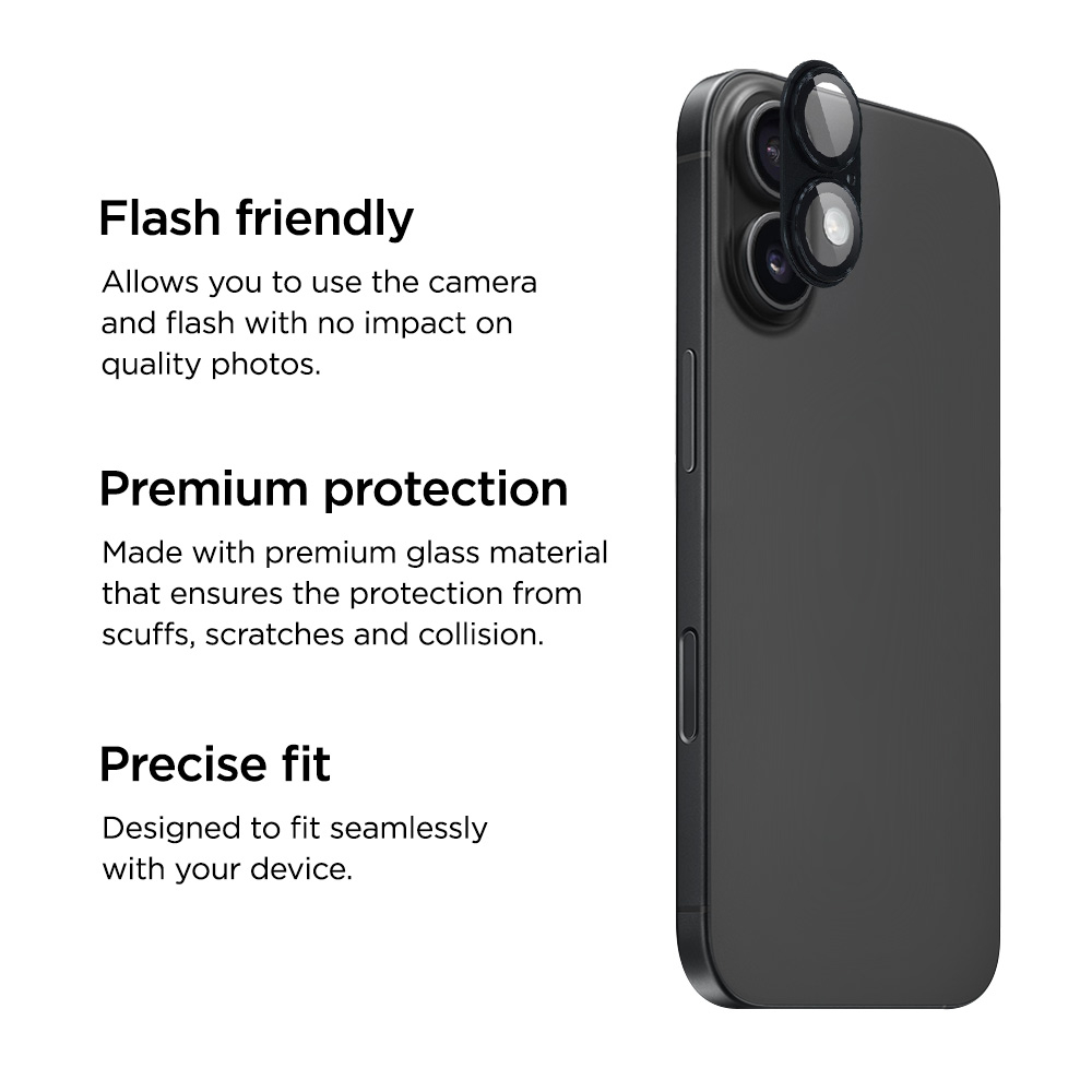 iPhone 17 3D Kamera Panzer Glas aus Recycelten Materialien (EGSP01082)