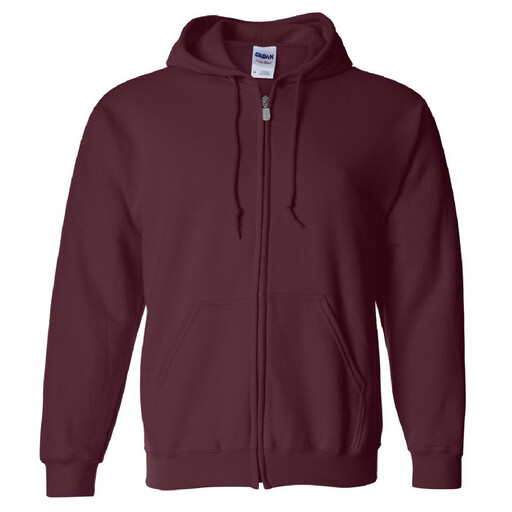 Sudadera Con Cremallera Y Capucha Modelo Blend Hombre Deporte/gimnasio Gildan