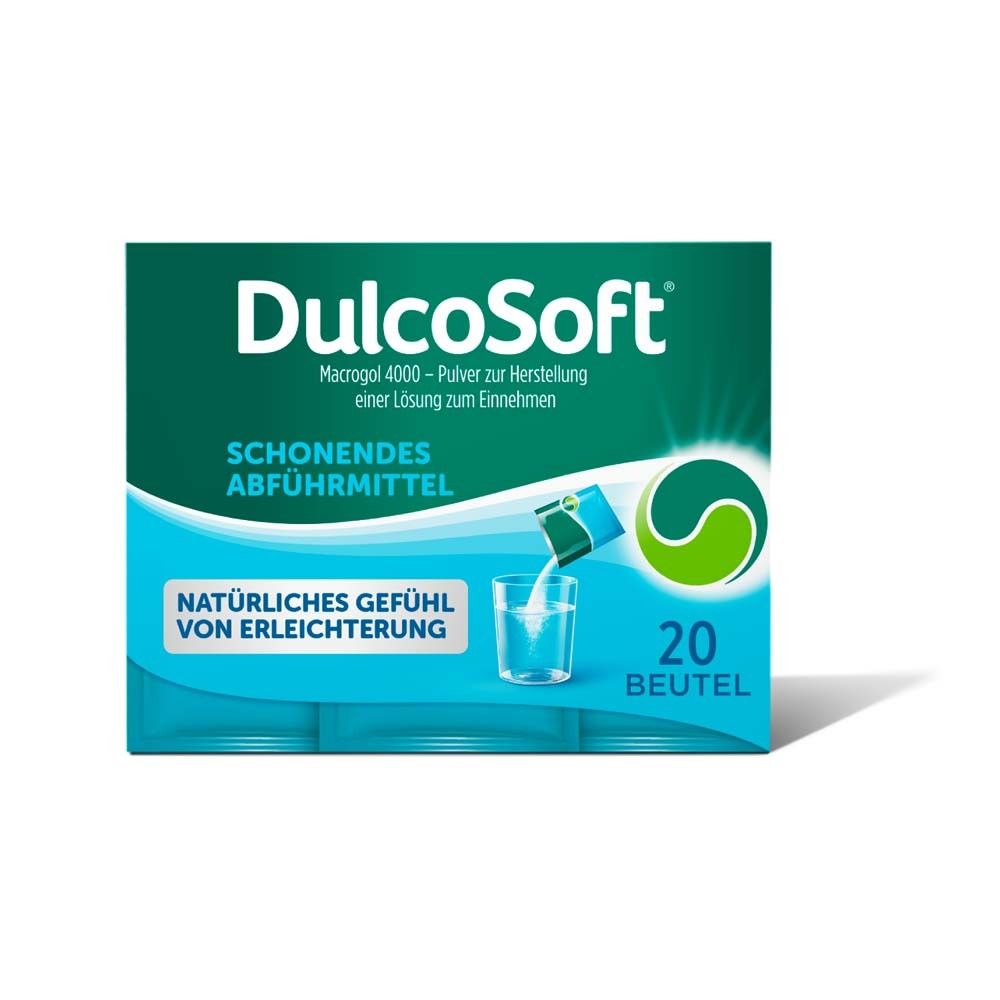 DulcoSoft Pulver Abführmittel bei Verstopfung mit Macrogol