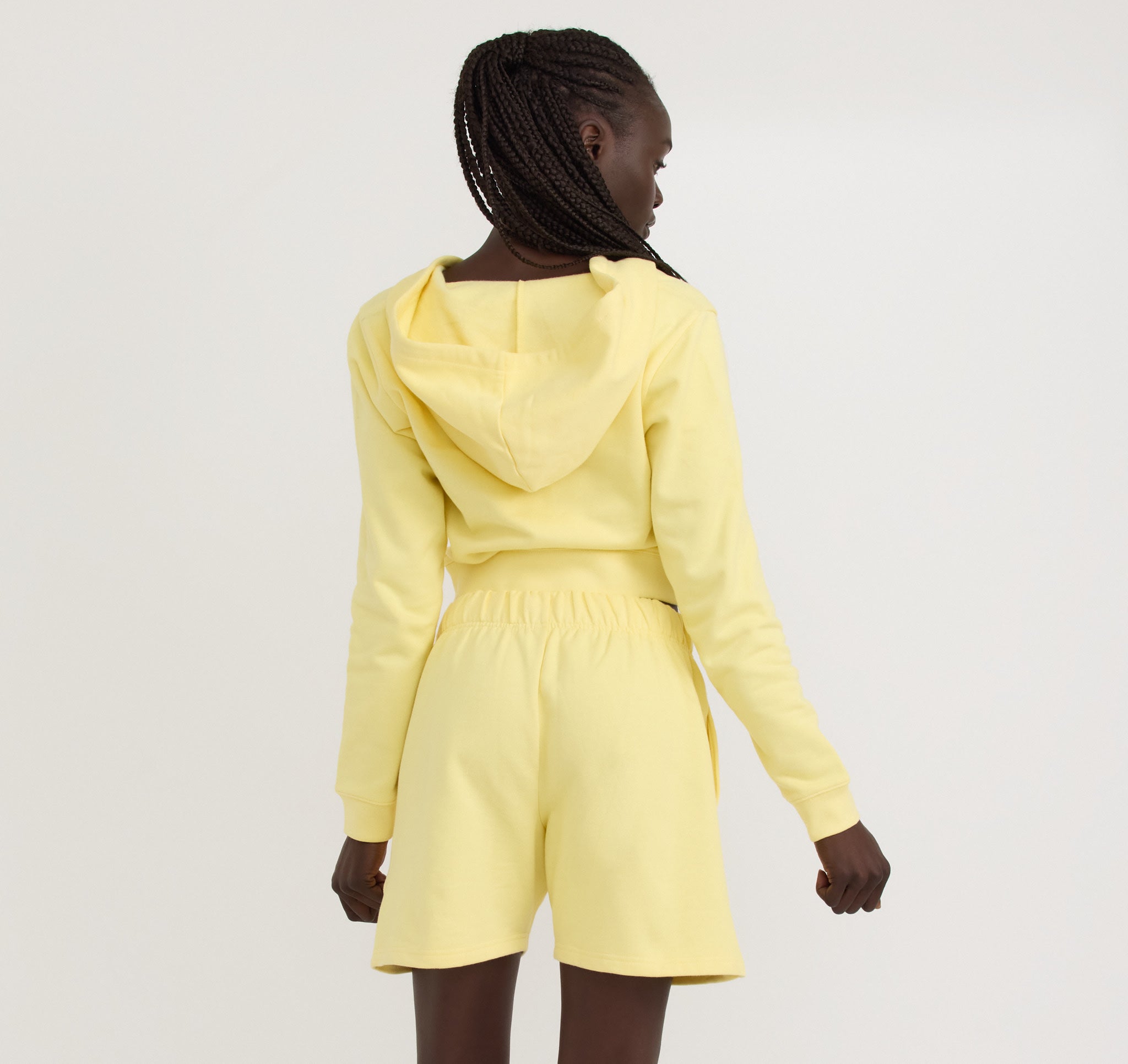 ORGANIC COTTON<br>Weekend Crop Zip Hoodie