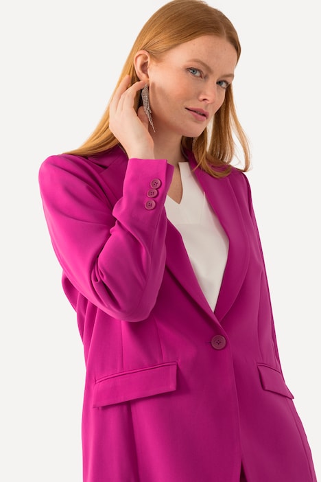 Blazer, Reverskragen, Klappentaschen, Knopfverschluss
