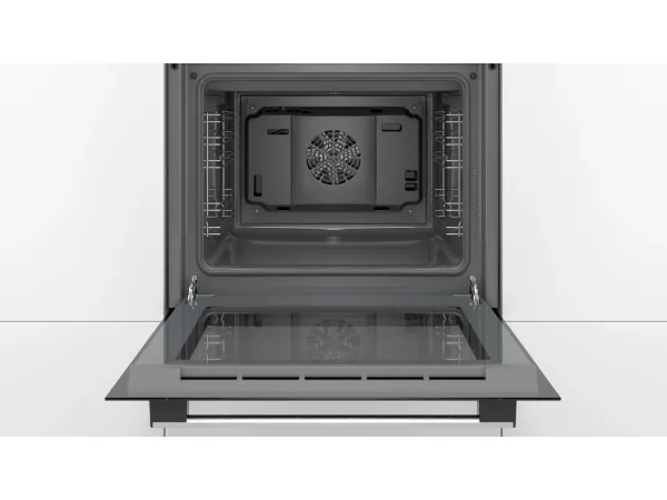 Bosch HBF010BR1S Serie | 2, Indbygningsovn, 60 x 60 cm, rustfrit stål