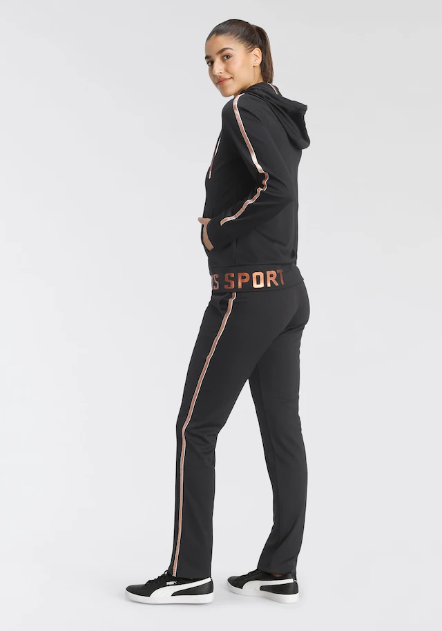 H.I.S Trainingsanzug Set, 2 Stk. Softes, schnell trocknendes Stretchmaterial für hohen Komfort
