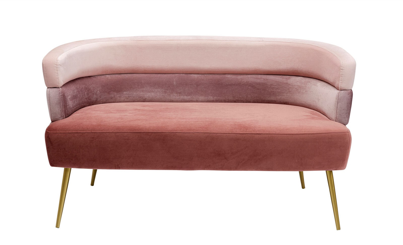 KARE DESIGN Sofa SANDWICH 125 x 64 cm rosa