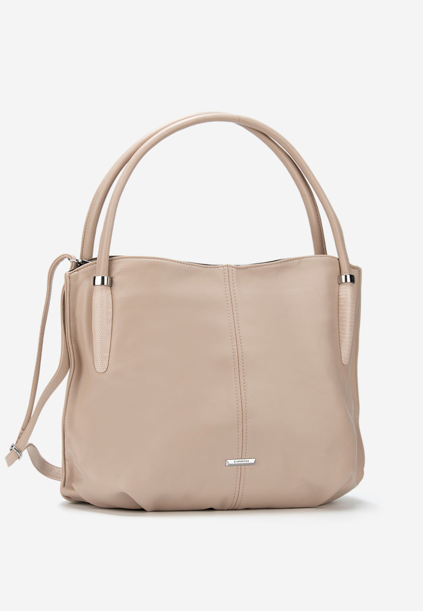 Sac à main beige Silvia Rosa 8253 V2
