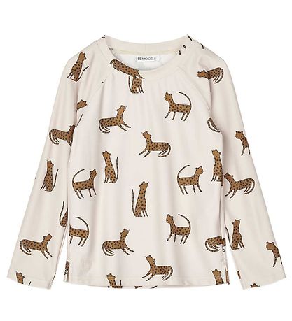 Liewood Bådebluse - Noah - UV40+ - Leopard/Sandy