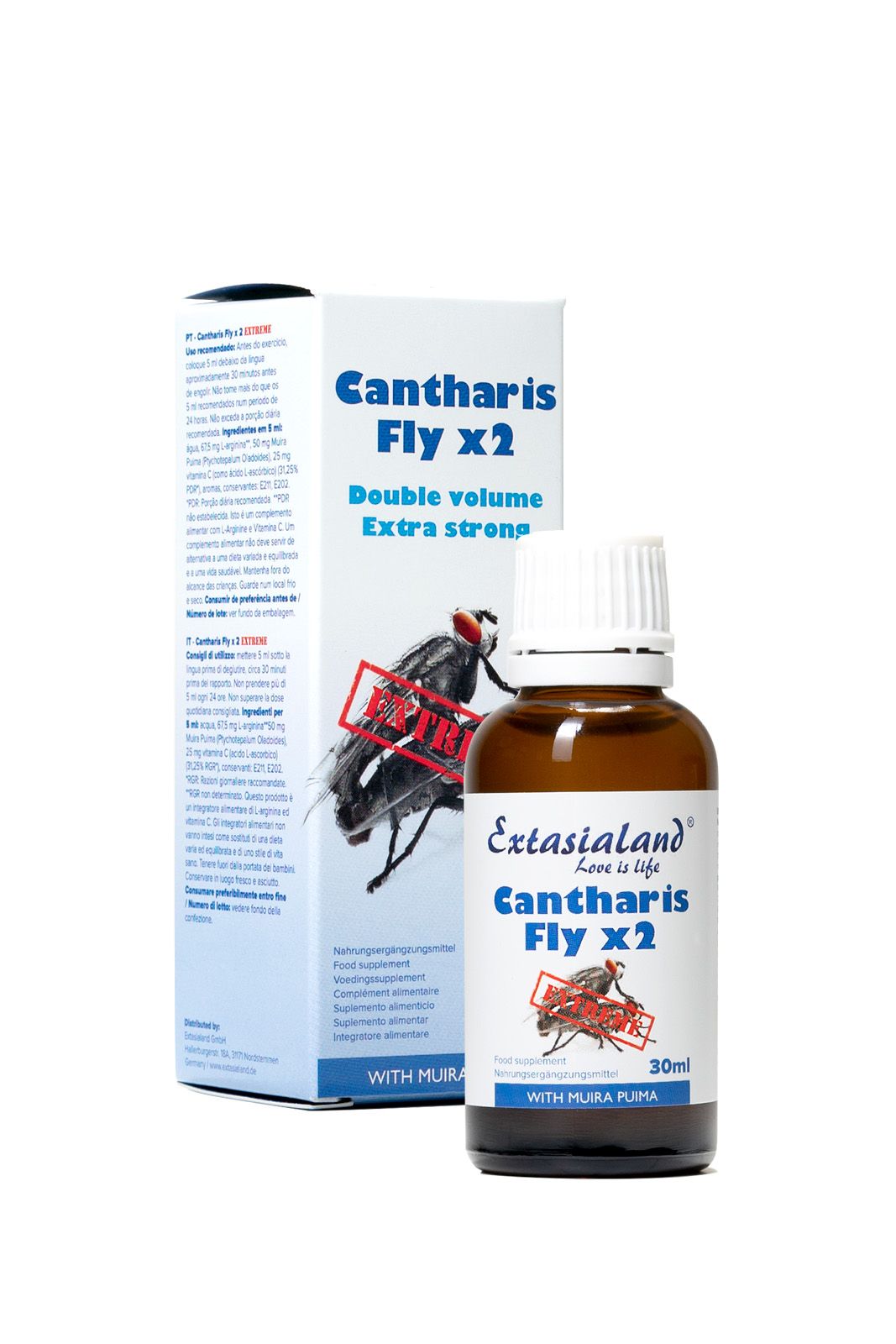 Cantharis Fly Extreme Spanische Fliege Potenz-Hilfe-Mittel 30ml