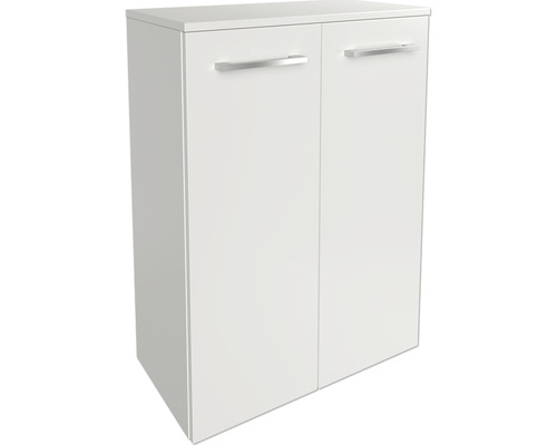 Dubbele halfhoge kast FACKELMANN B.Style 60,2x82,5x32 cm wit/wit