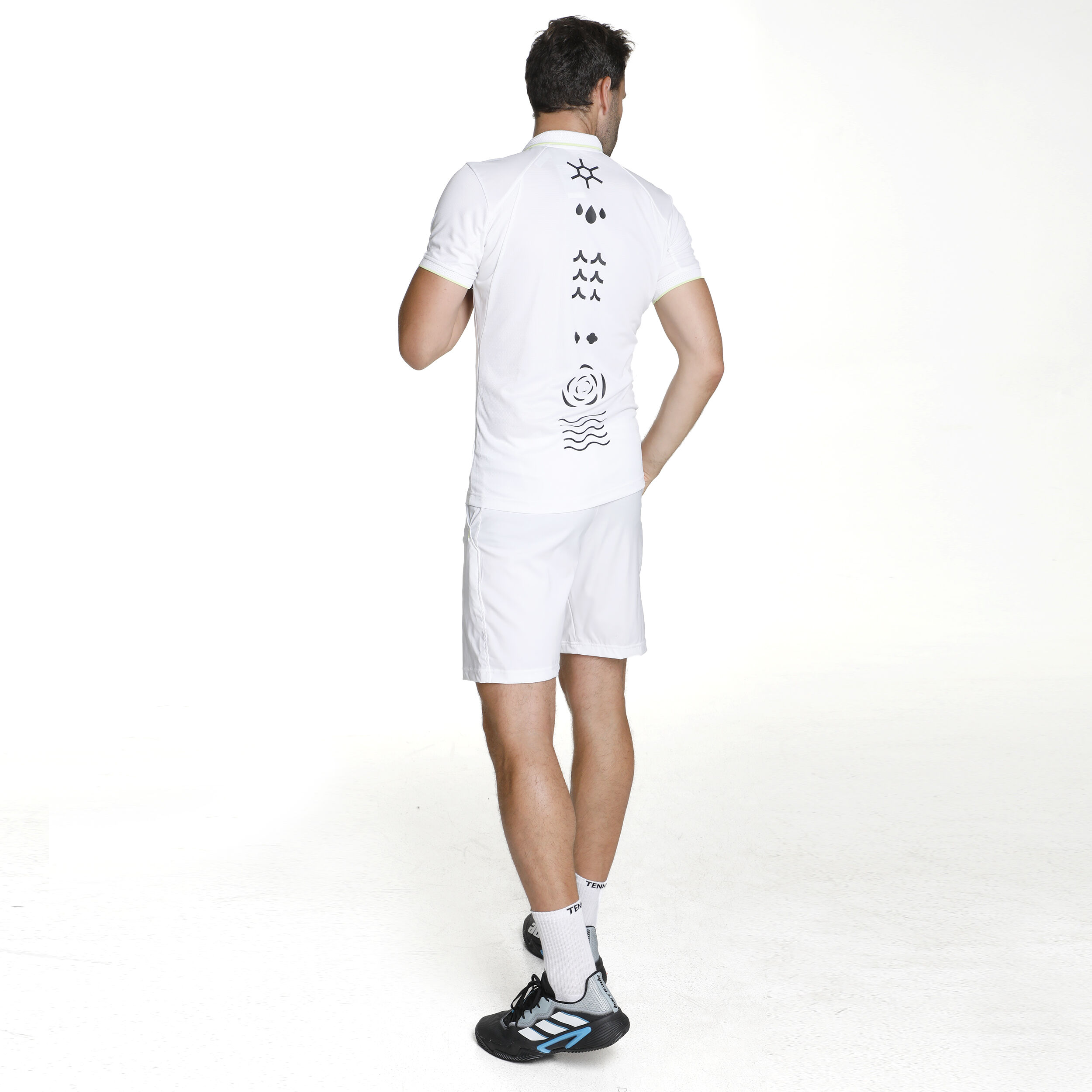 adidas Paris FLFT Polo Hommes - Blanc