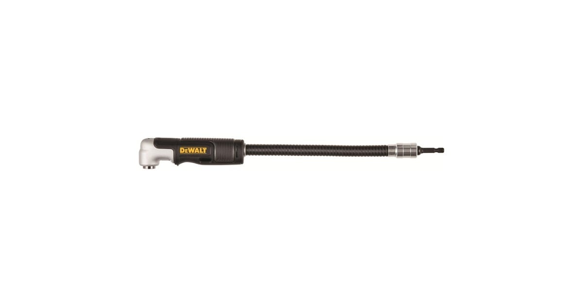 DEWALTIMPACT Torsion haakse schroefadapter + flexibele adapter DT20502-QZ opzetstuk  (Zwart, 3-delig)