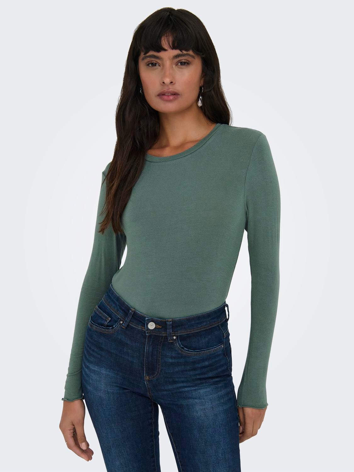 ONLAMOUR Top Balsam Green