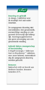 A.Vogel Crataegus   Valeriaan Hart en Bloedvaten Tabletten 80TB