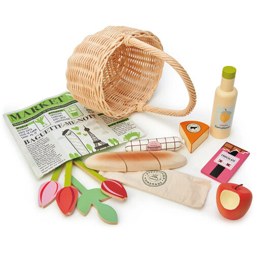 Tender leaf toys mandje met boodschappen