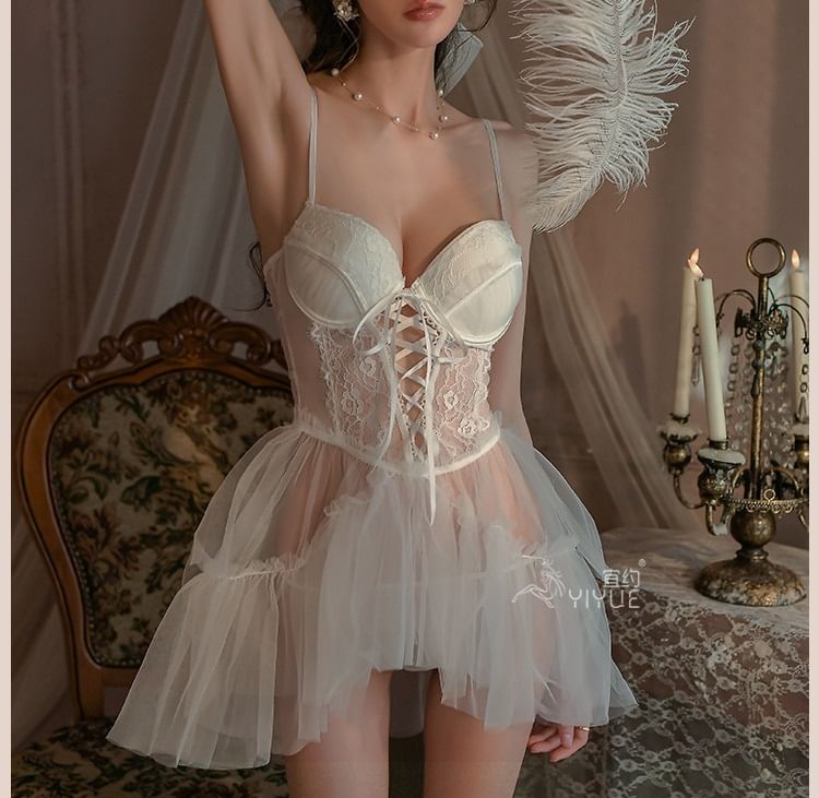 Kafroochi - Balletdanseres lingerie kostuumset