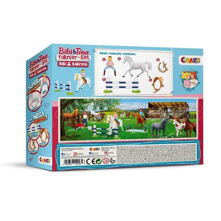 Craze Spielfiguren Set Bibi und Tina, Turnier Set mit Bibi und Sabrina