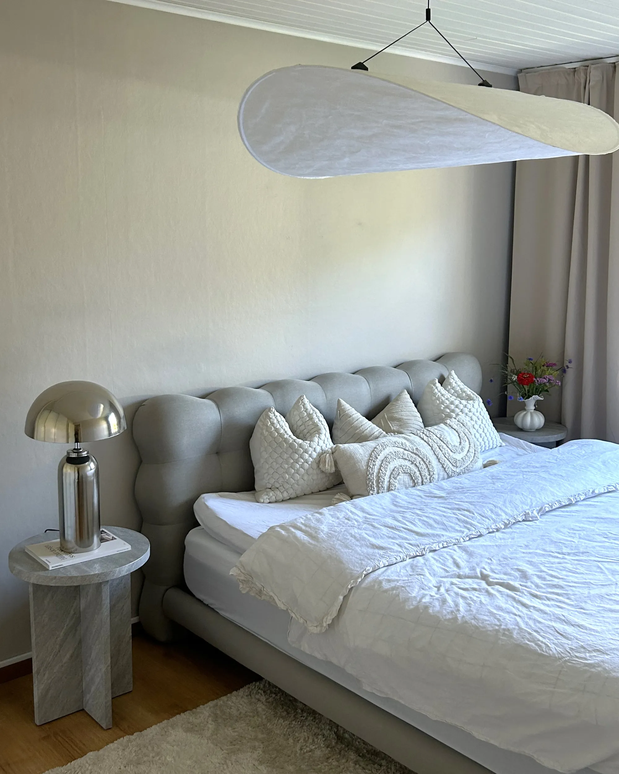 Bed Stof SOULISSE 180 x 200 cm Beige