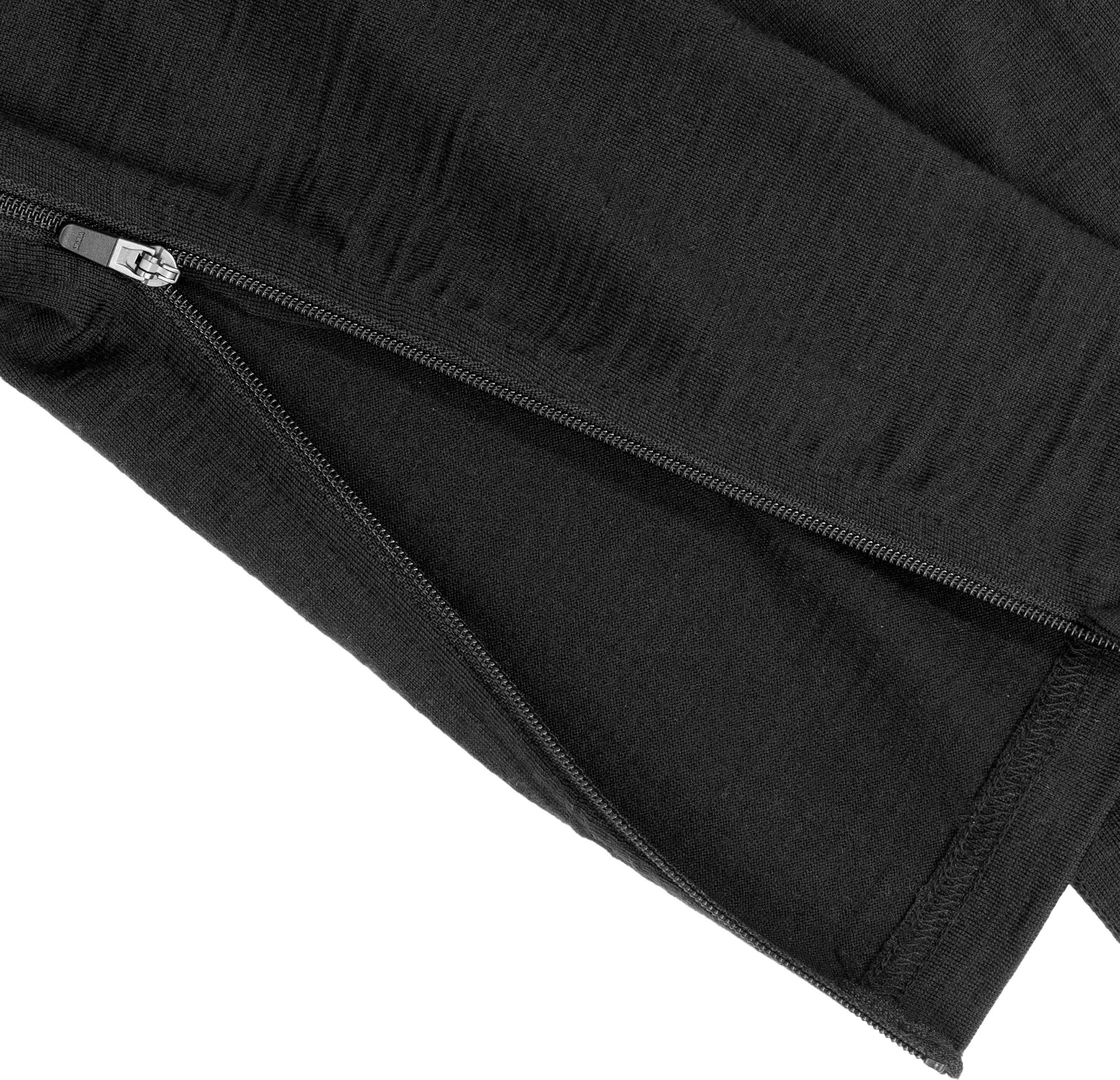 Gridarmor Merino Zip Undertøy Longs Wmn Black Beauty