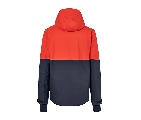 Skijacke, rot-blau