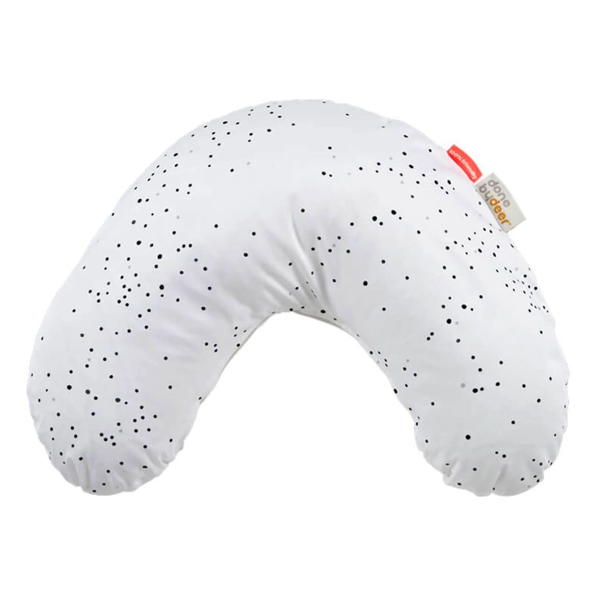 Done by Deer Coussin d'Allaitement - Blanc à Pois