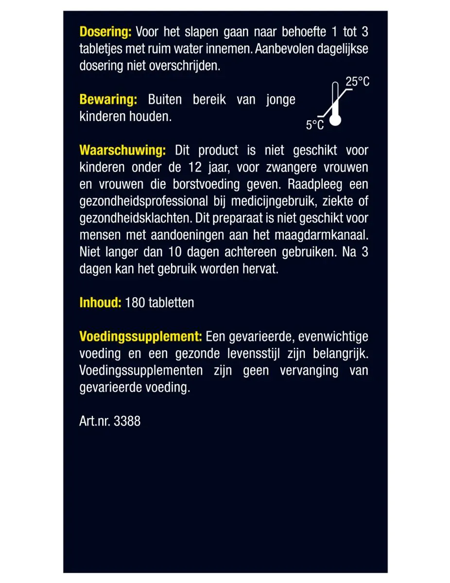 Stoelgang Tabletten Sennavrij