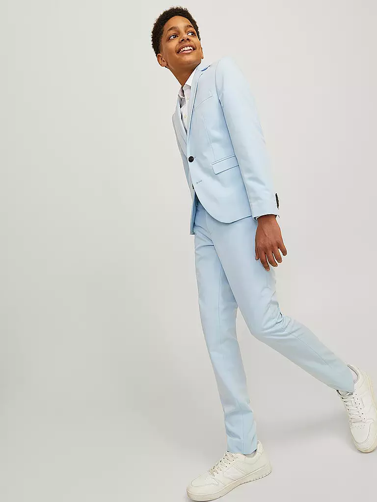 JACK & JONES Jungen Anzughose JPRSOLAR Slim Fit hellblau