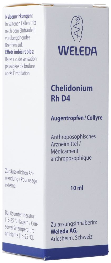 Weleda Chelidonium Rh Gtt Opht 4 D Fl 10 ml