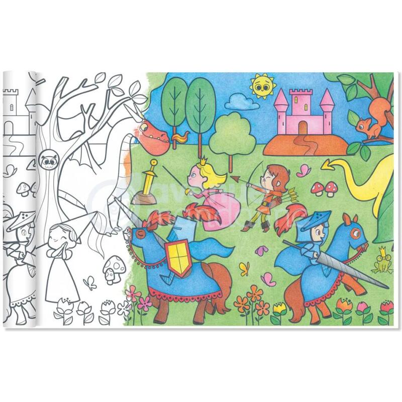 Graffy Roll, Princesses et chevaliers - Blanc