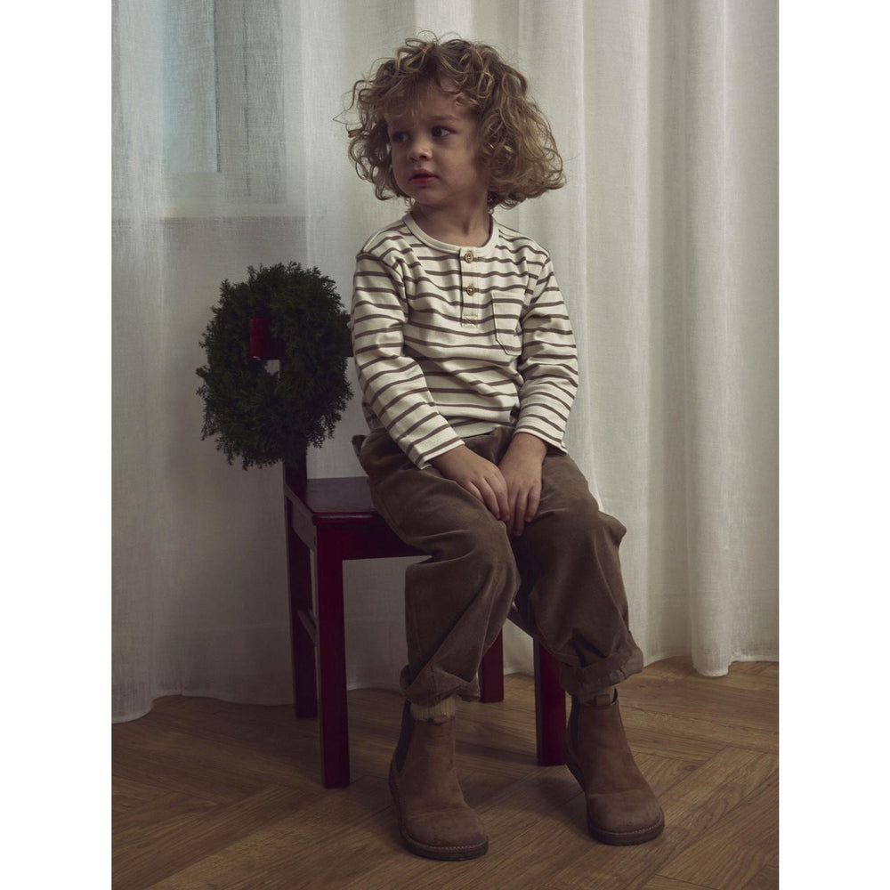 Køb Lil'Atelier Turtledove Sepia Tint Nmmlimia Nob Ls Loose Top Lil