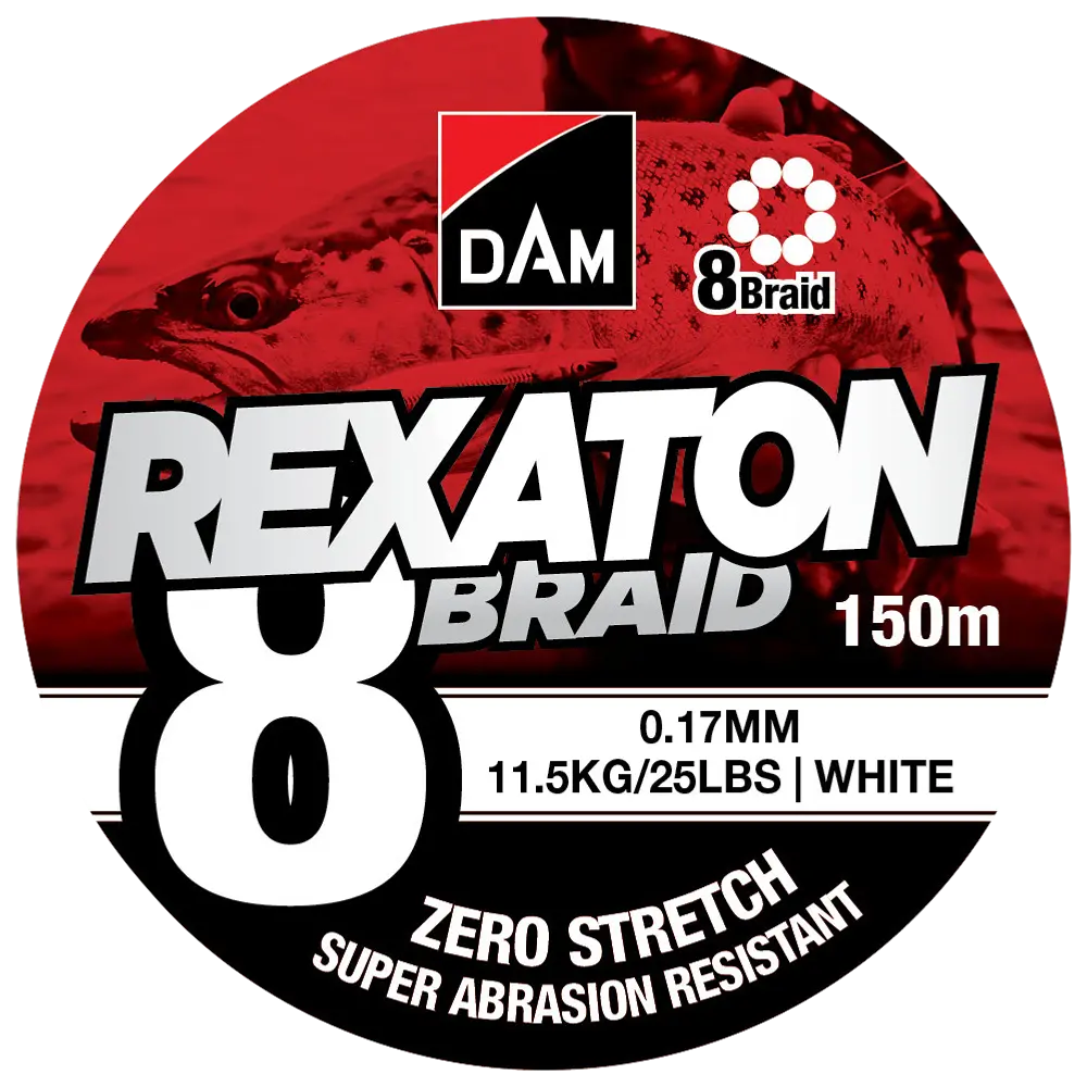 Fletline 8 braid 150m 0,17mm - hvid