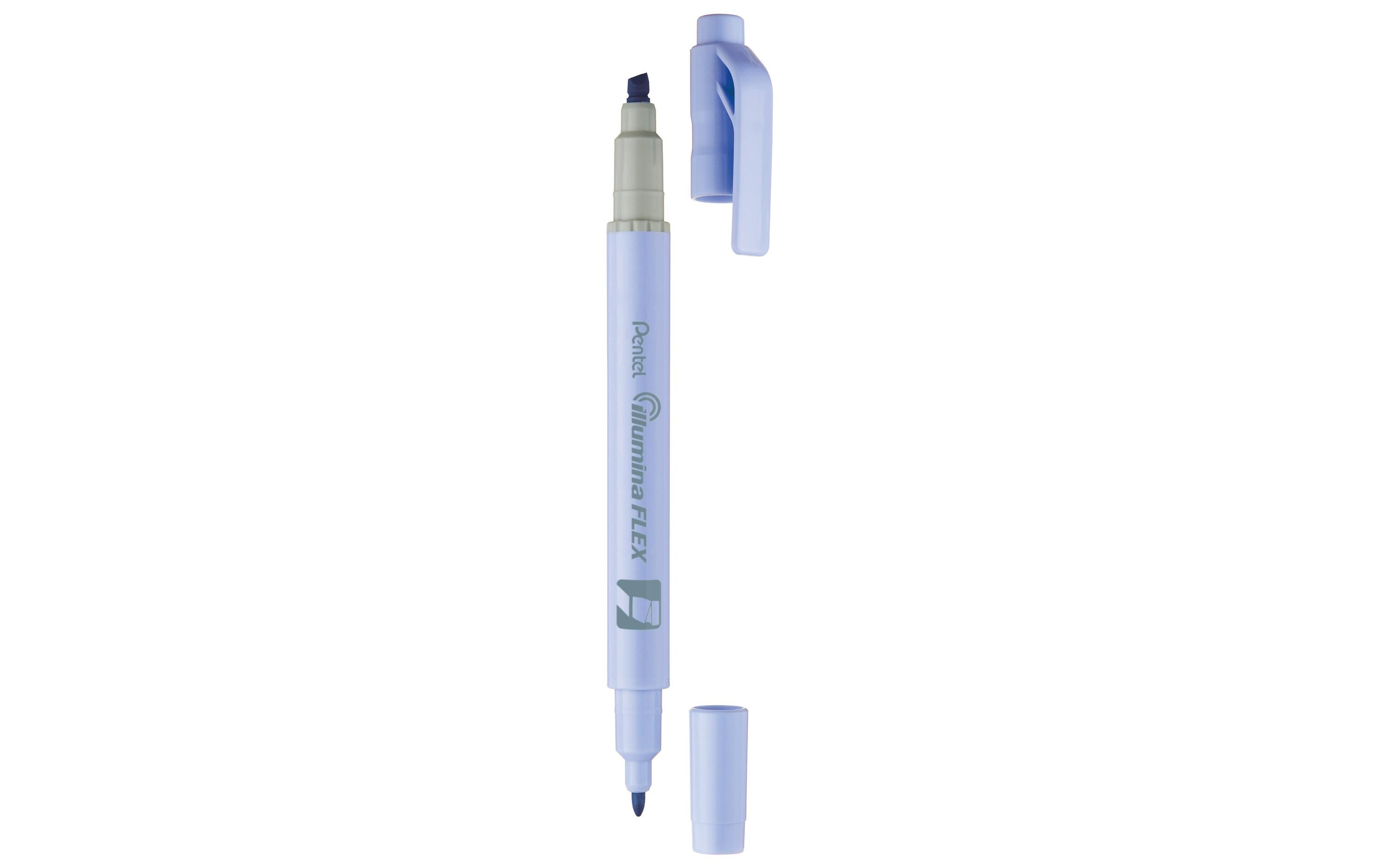 Textmarker Illumina Flex 1.0-3.5 mm, Pastell BlauMarker mit zwei Schreibspitzen