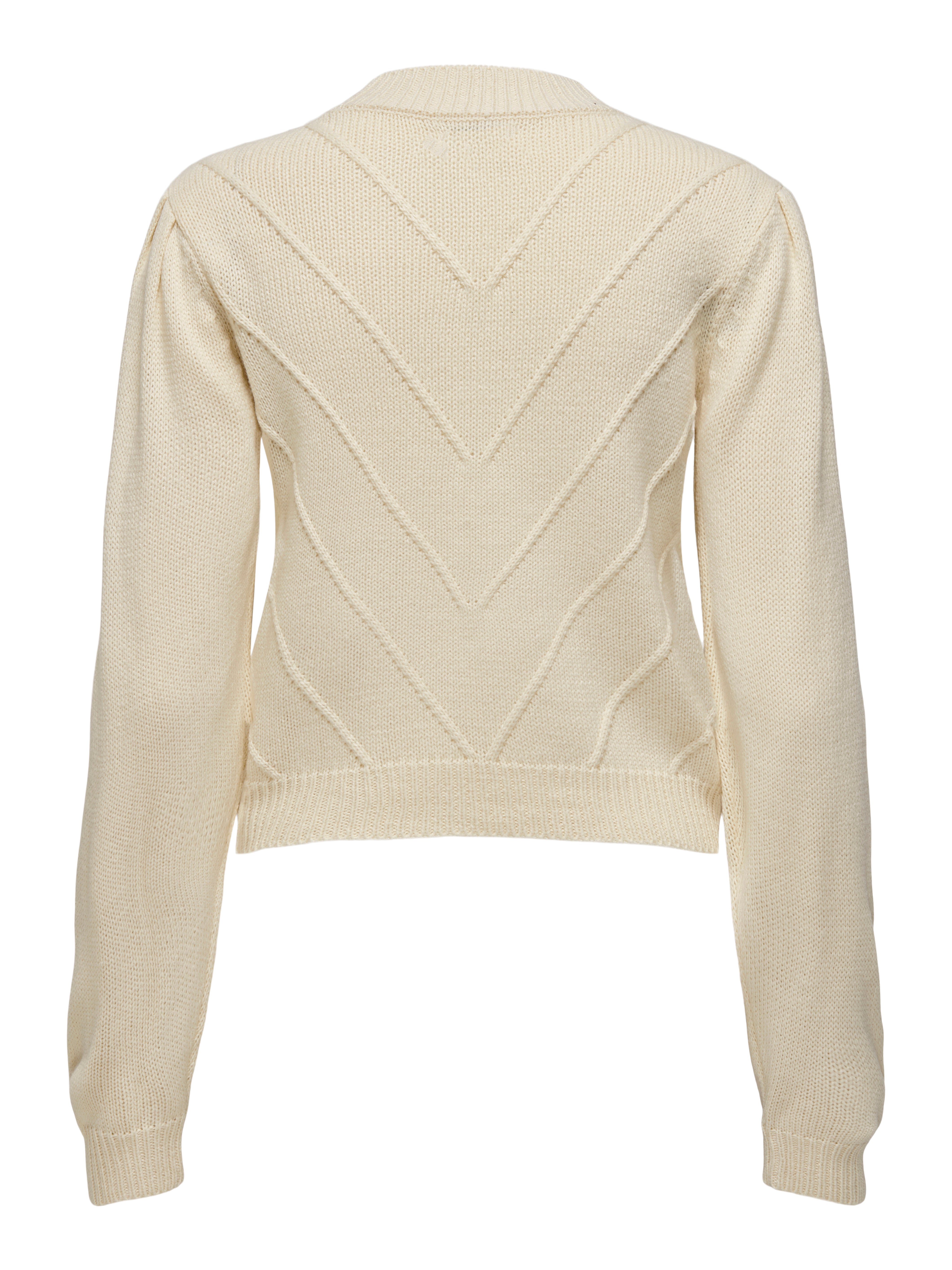 JDYCIKKA Strickpullover Eggnog