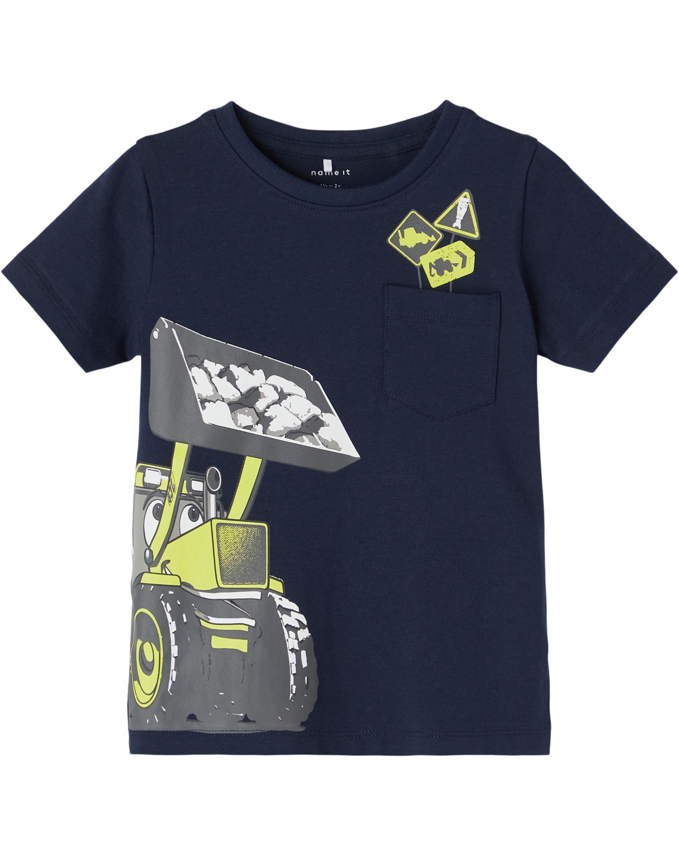 T-Shirt NMMJCB MUSA in dark sapphire
