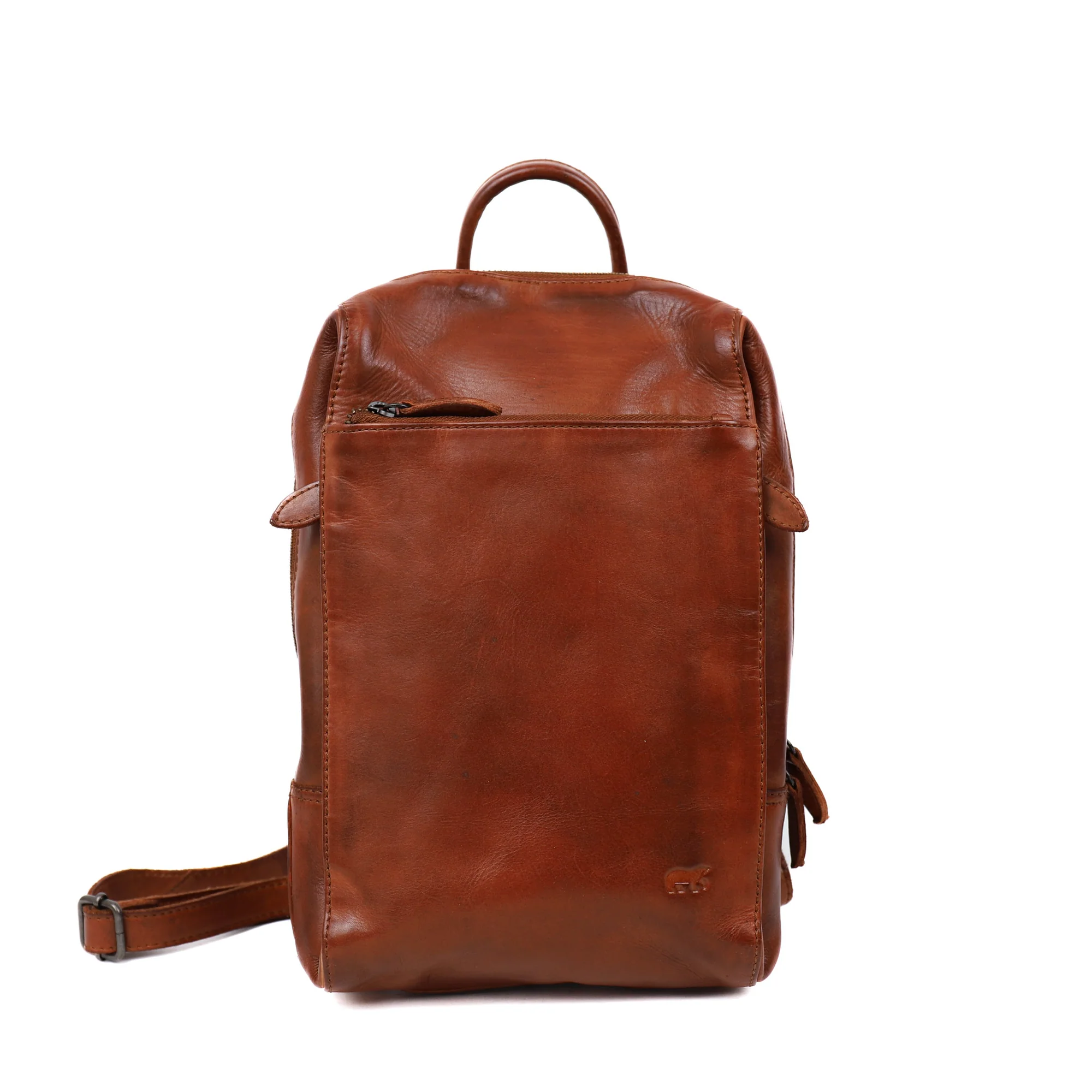 Bear Design Cow Lavato Rugzakje Sil Cognac CL44129
