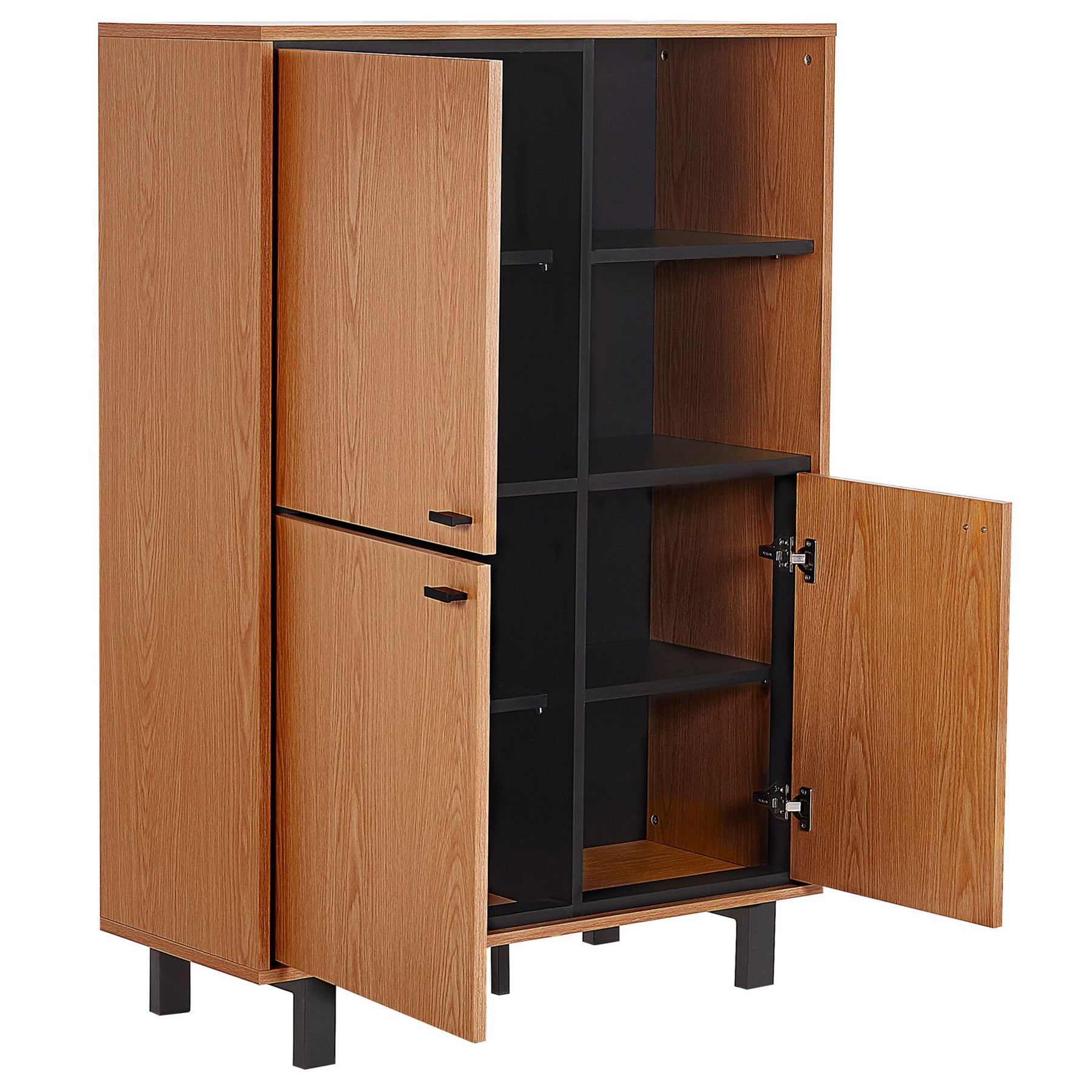 Beliani - PARAMOUNT  - Sideboard - Lichte houtkleur - Vezelplaat
